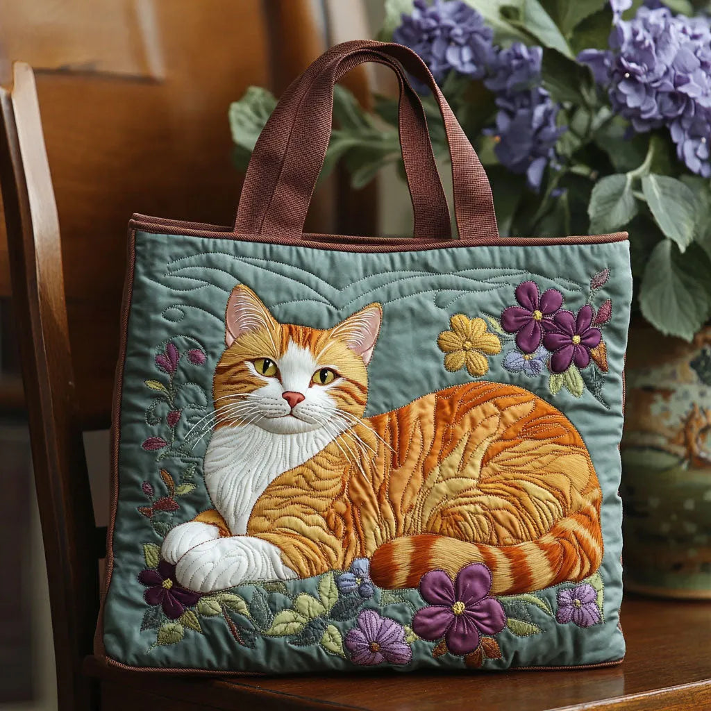 Jessa | Cats Quilted Tote Bag