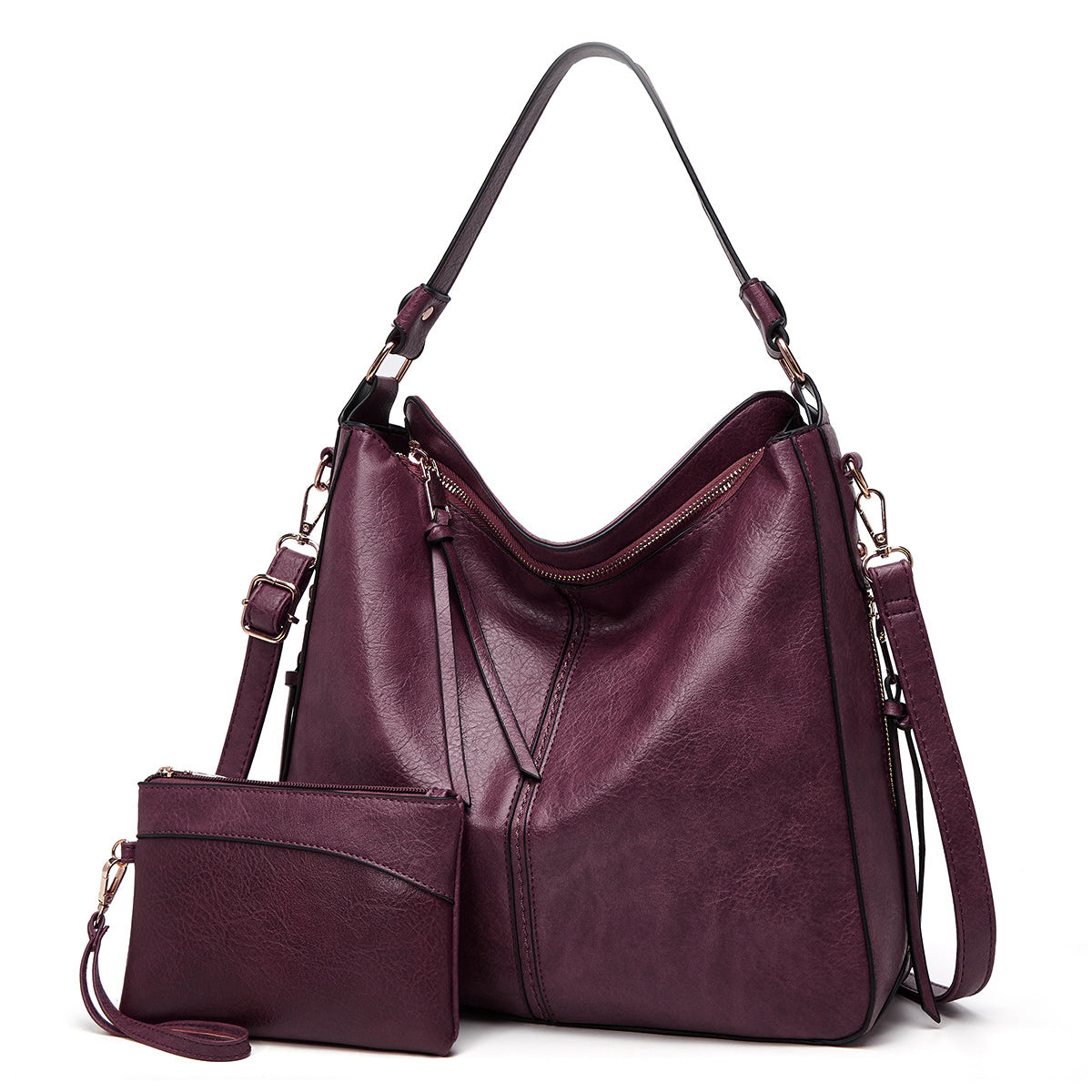 Nova | Anti-Theft Hobo Handbag + Free Pouch Wallet