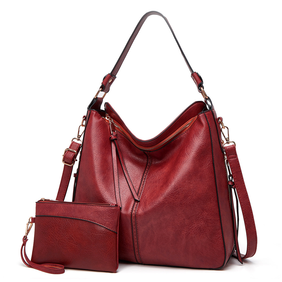 Nova | Anti-Theft Hobo Handbag + Free Pouch Wallet