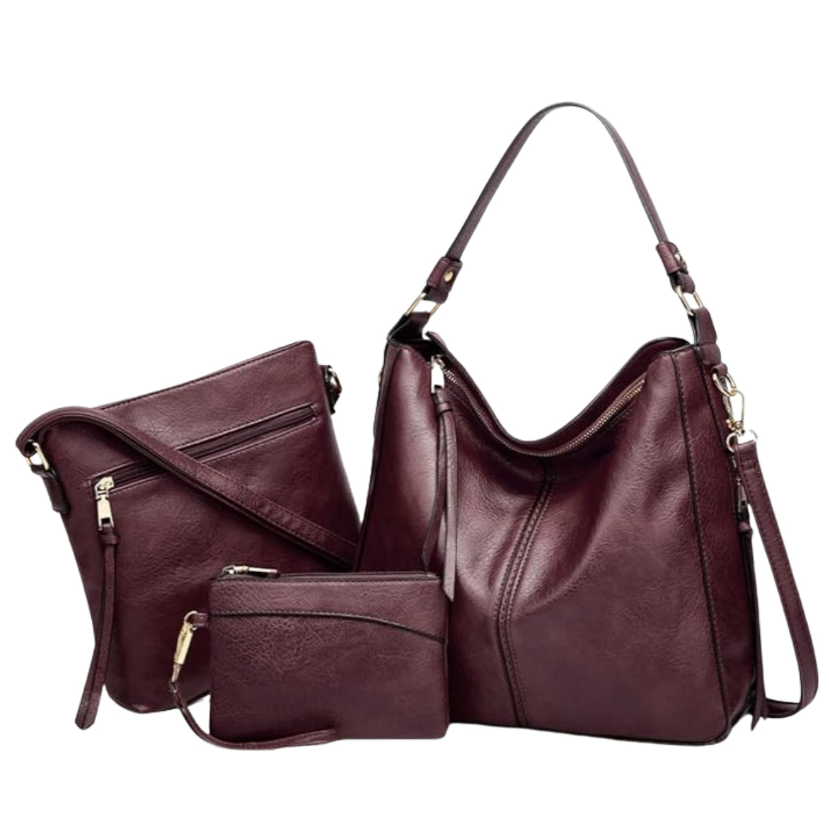 Lottie | 3-Piece Hobo Bag Set