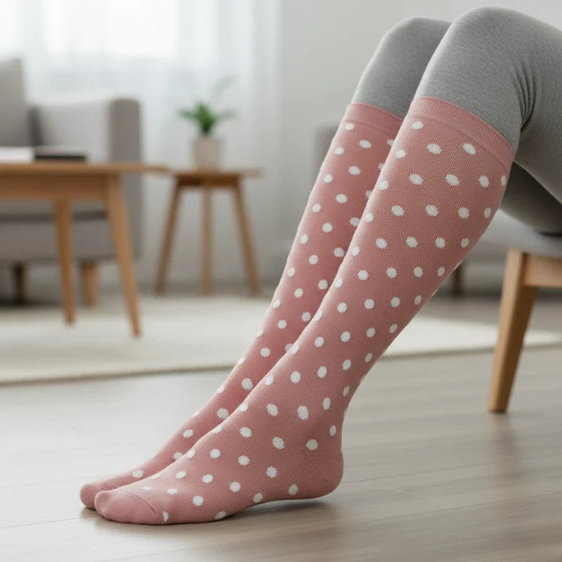 Dotted Knee Socks · 4-pack