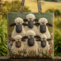 Gigi | Five Sheep Quilted Tote Bag