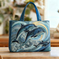 Marigold | Dolphin Quilted Tote Bag