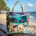 Faye | Spirit of the Lagoon Quilted Tote Bag