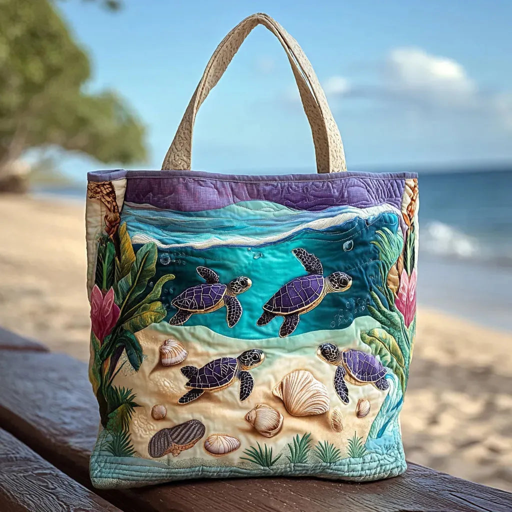Faye | Spirit of the Lagoon Quilted Tote Bag