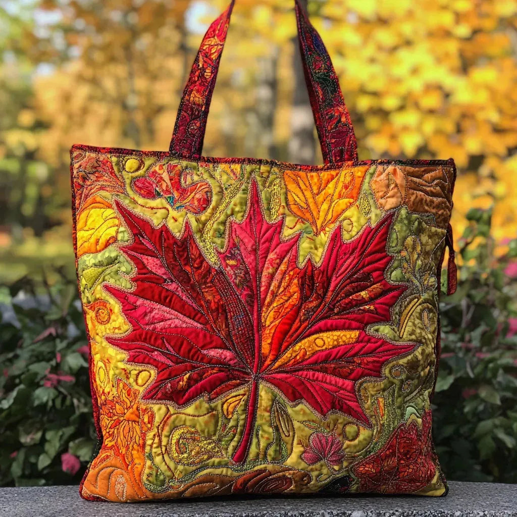 Nell | Maple at Sunset Quilted Tote Bag