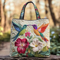 Eden | Backpack with Hummingbird Quilted Tote Bag