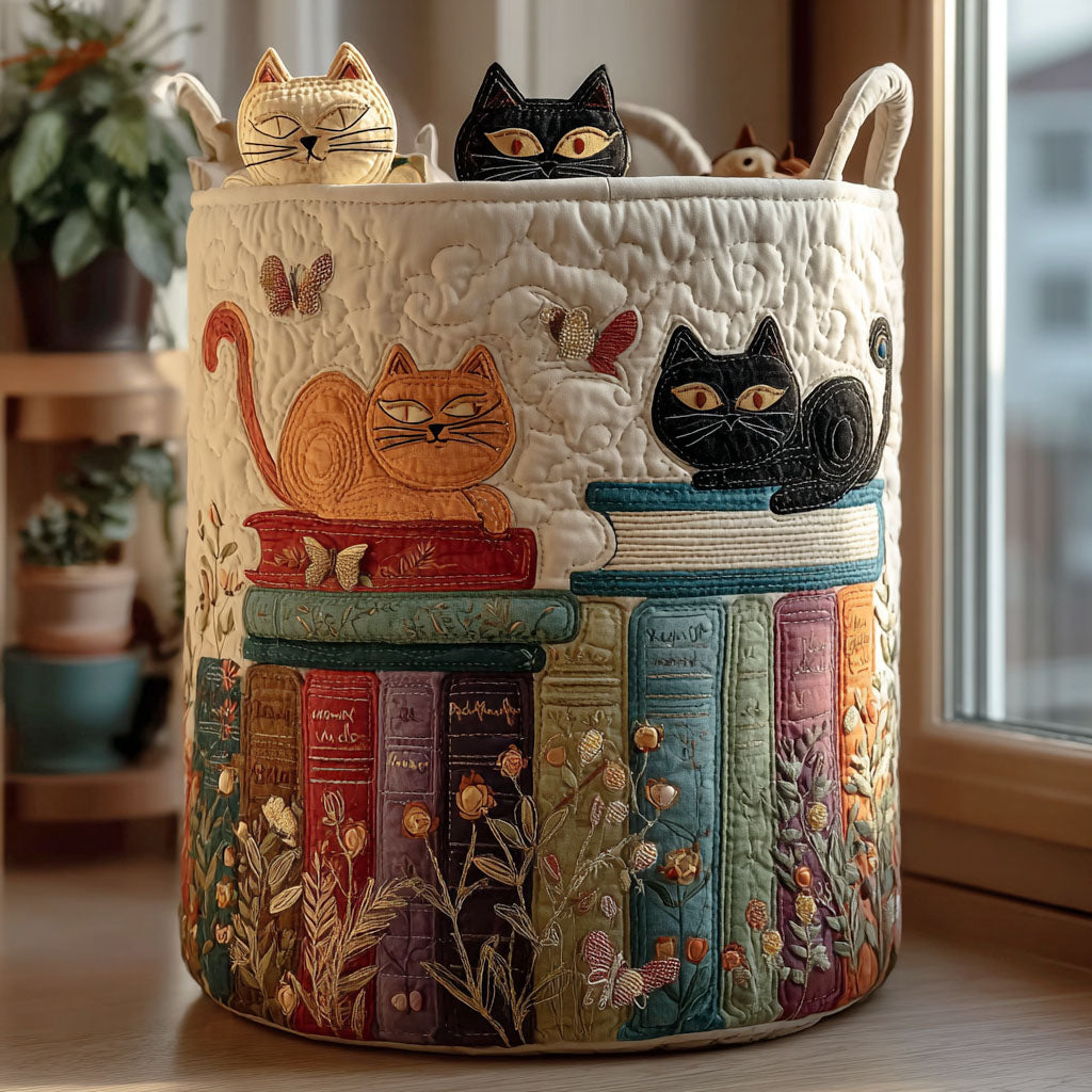 Olive | Cat Parade Laundry Basket