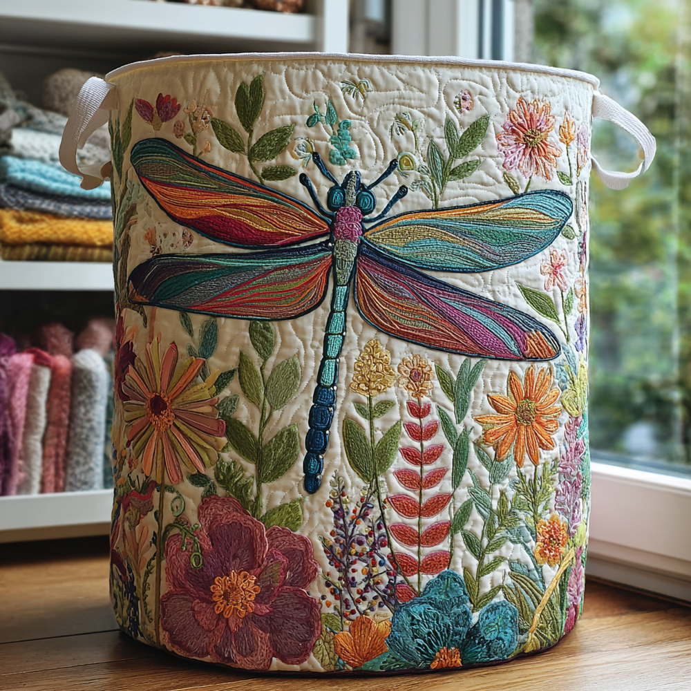Romy | Dragonfly Garden Laundry Basket