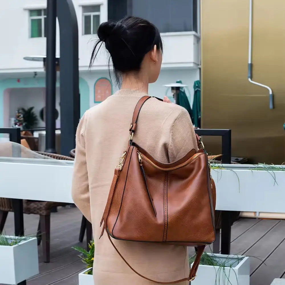 Nova | Anti-Theft Hobo Handbag + Free Pouch Wallet