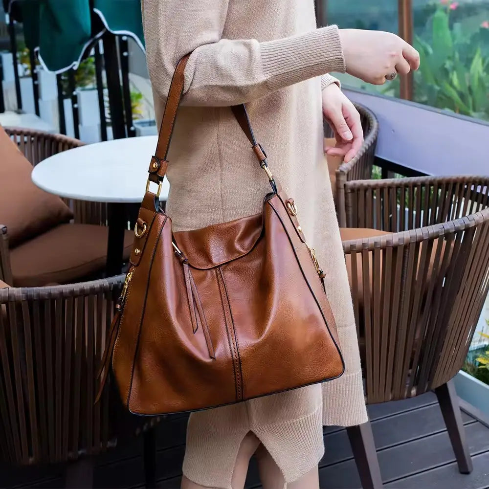 Nova | Anti-Theft Hobo Handbag + Free Pouch Wallet