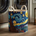 Vincent | Starry Night Village Laundry Basket