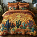 Jorja | Cactus Sunrise Quilted Bedding Set