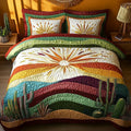 Uma | Cactus Sunset Quilted Bedding Set