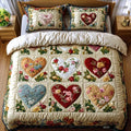 Inez | Hearts in Love Quilted Bedding Set