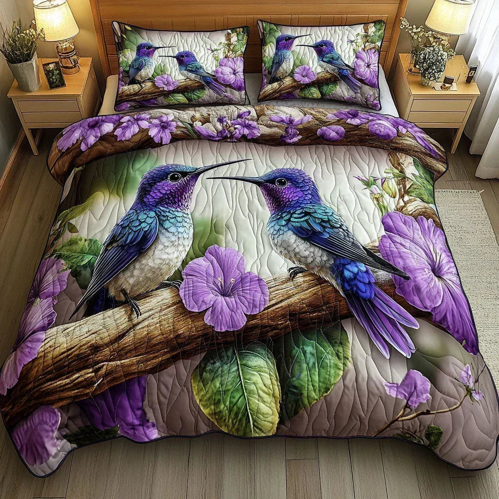 Esme | Bird Sanctuary Quilted Bedding Set