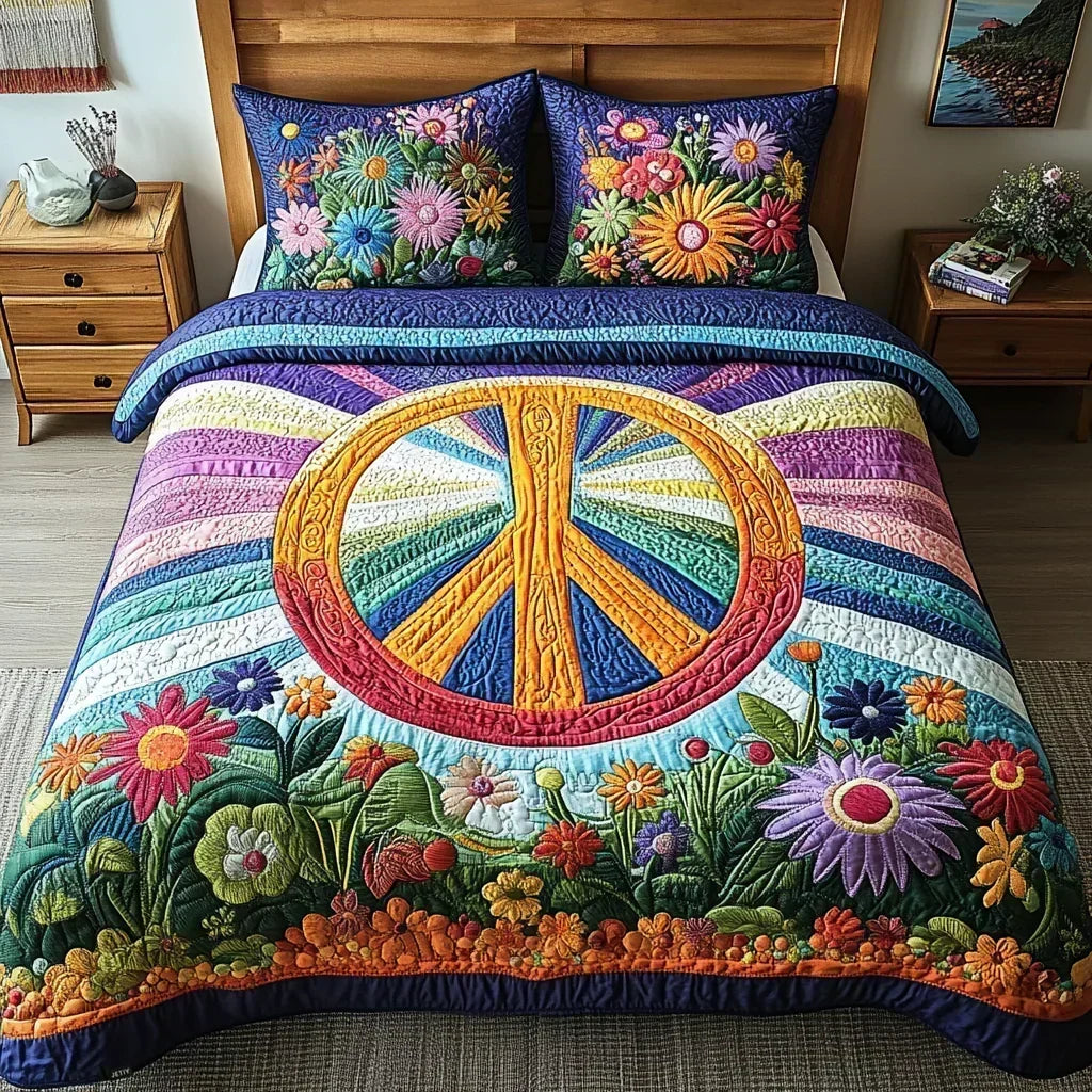 Monroe | Tie-dye Dreams Quilted Bedding Set
