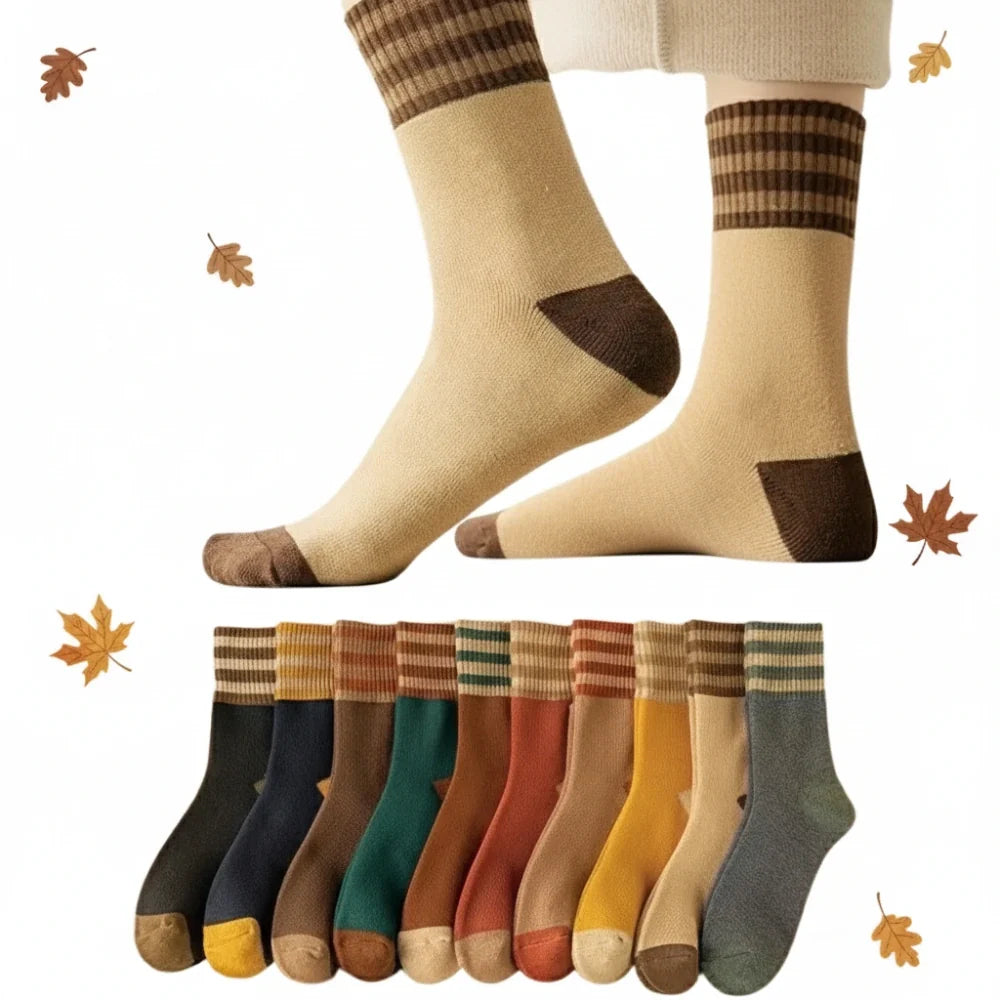 Retro Stripe Socks · 10-pack