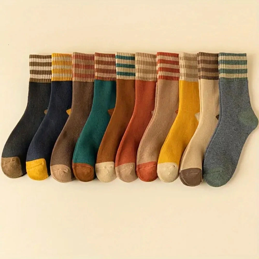 Retro Stripe Socks · 10-pack