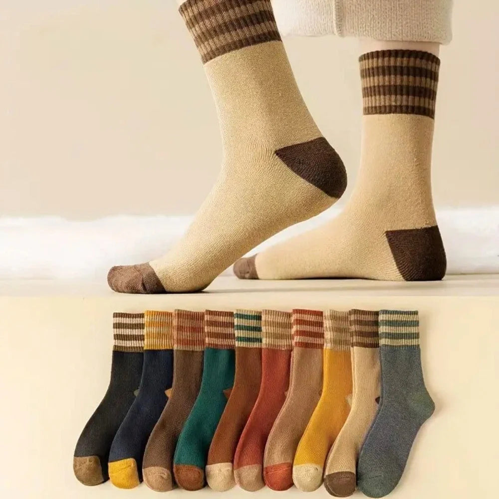 Retro Stripe Socks · 10-pack