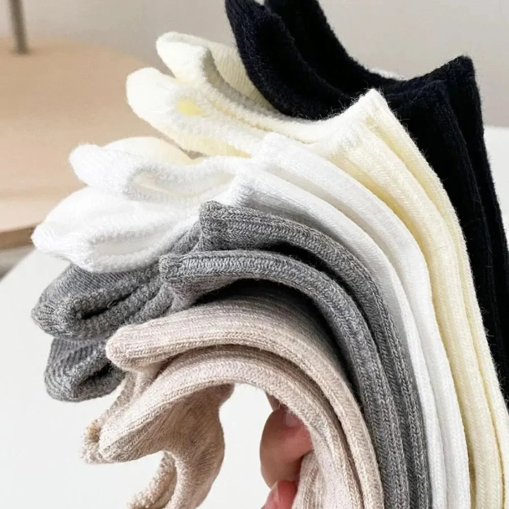 Soft Neutrals Trainer Socks · 5-pack