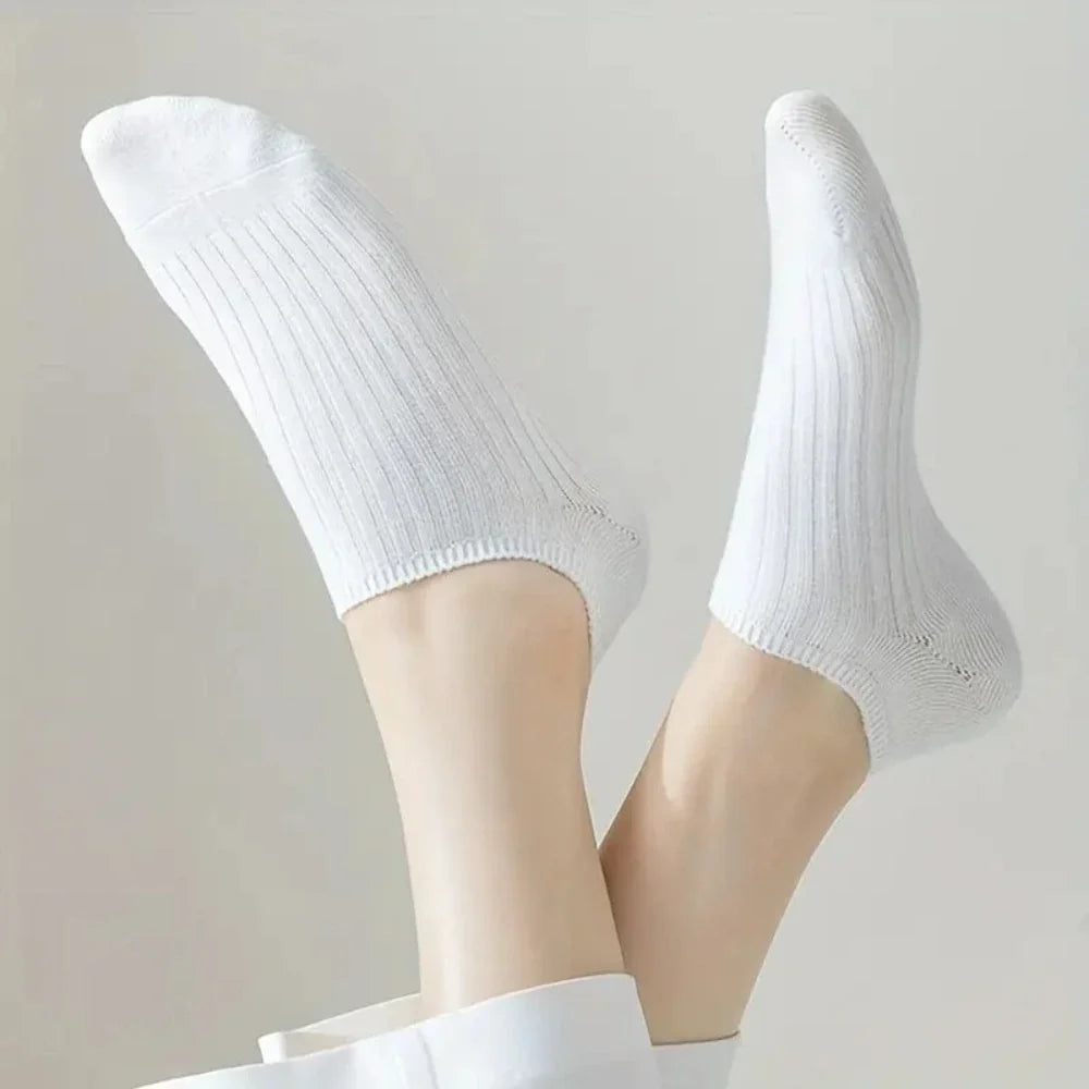 Soft Neutrals Trainer Socks · 5-pack