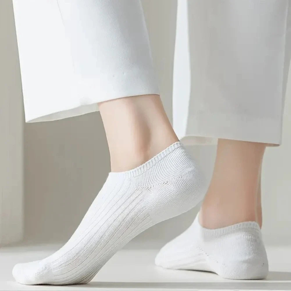 Soft Neutrals Trainer Socks · 5-pack