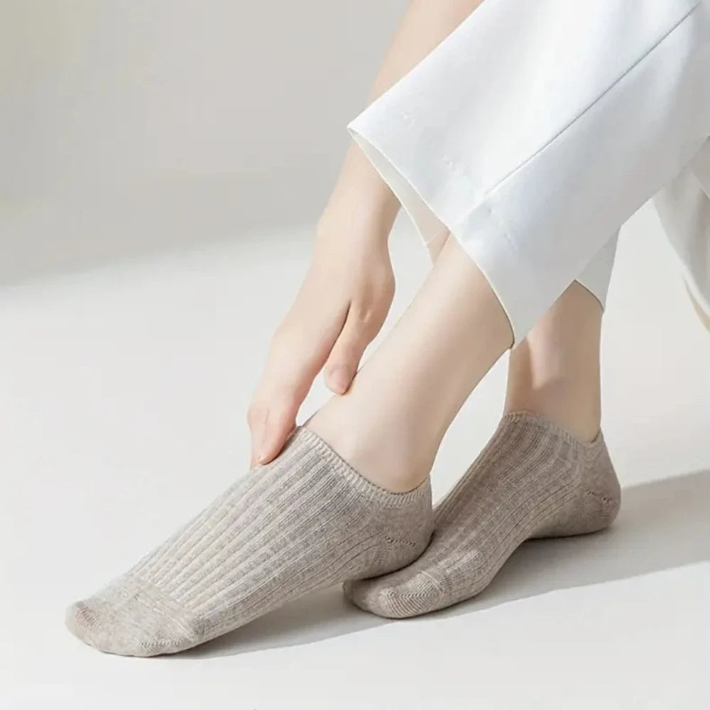 Soft Neutrals Trainer Socks · 5-pack