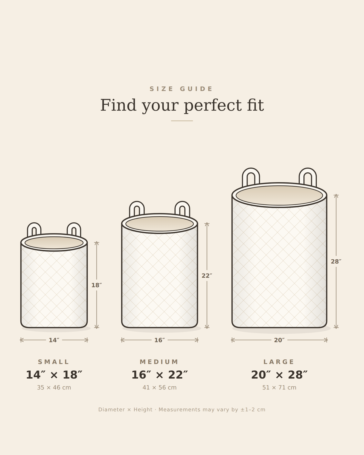 Naomi | Flutter and Bloom Laundry Basket