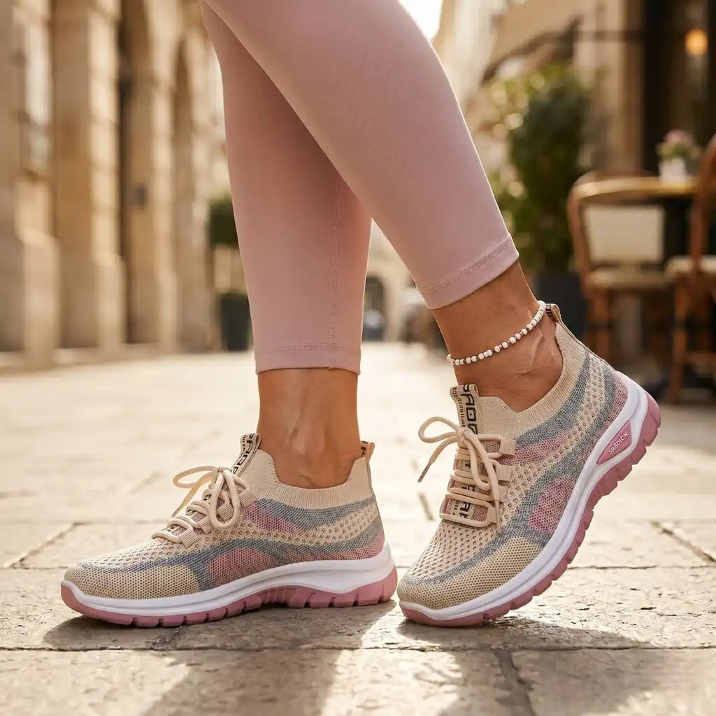 Beige/Pink