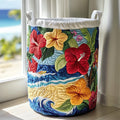 Annika | Tropical Hibiscus Laundry Basket