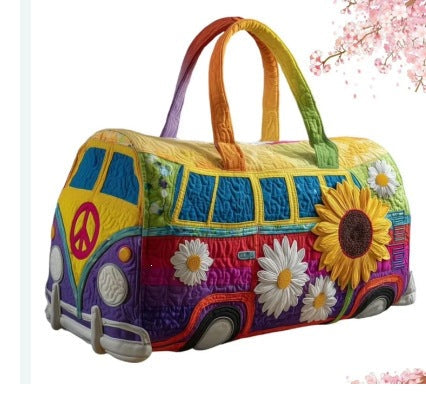 Corinne | Sunflower Quilted Weekend Bag