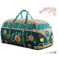 Vale | Teal Quilted Weekend Bag