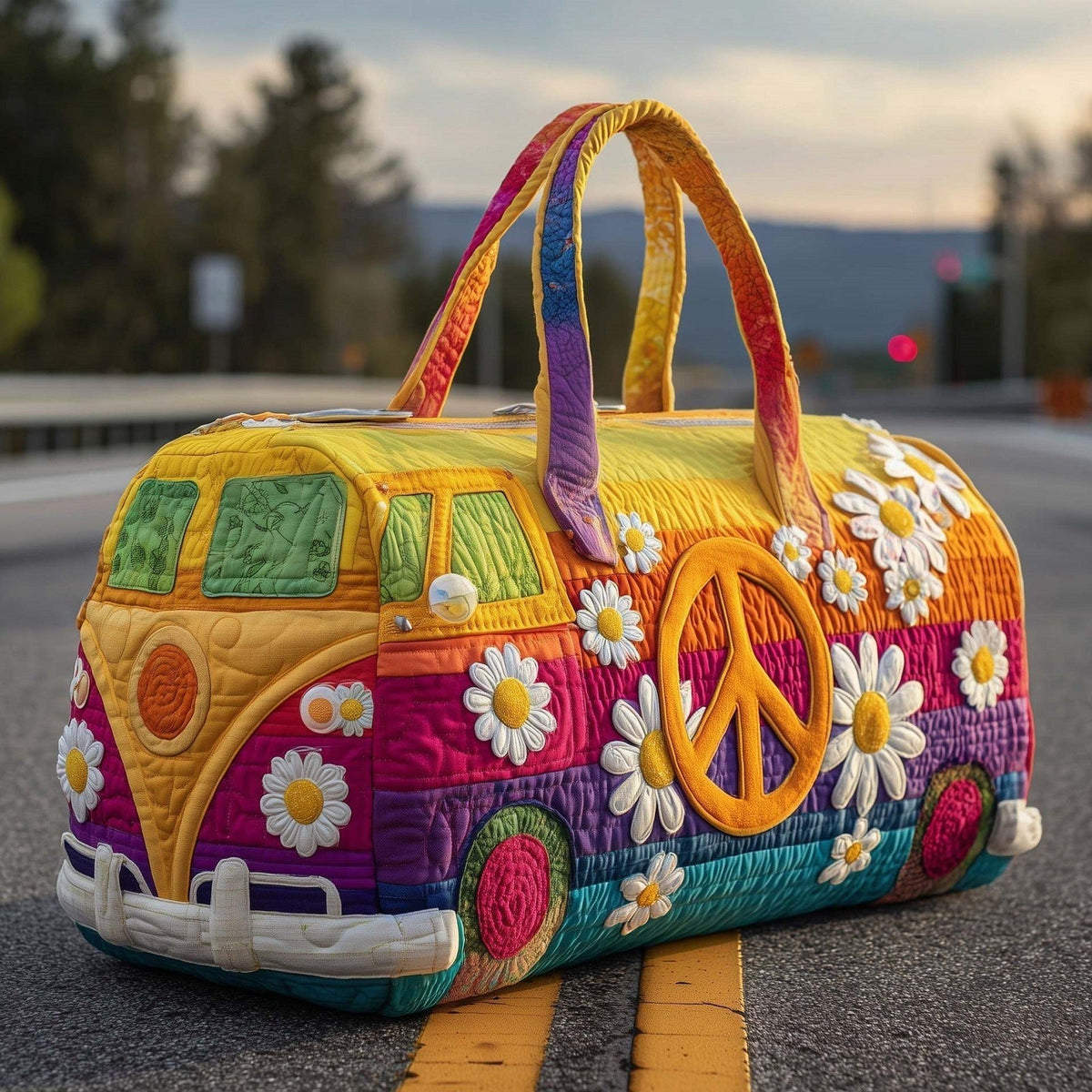 Orianna | Daisy Quilted Weekend Bag