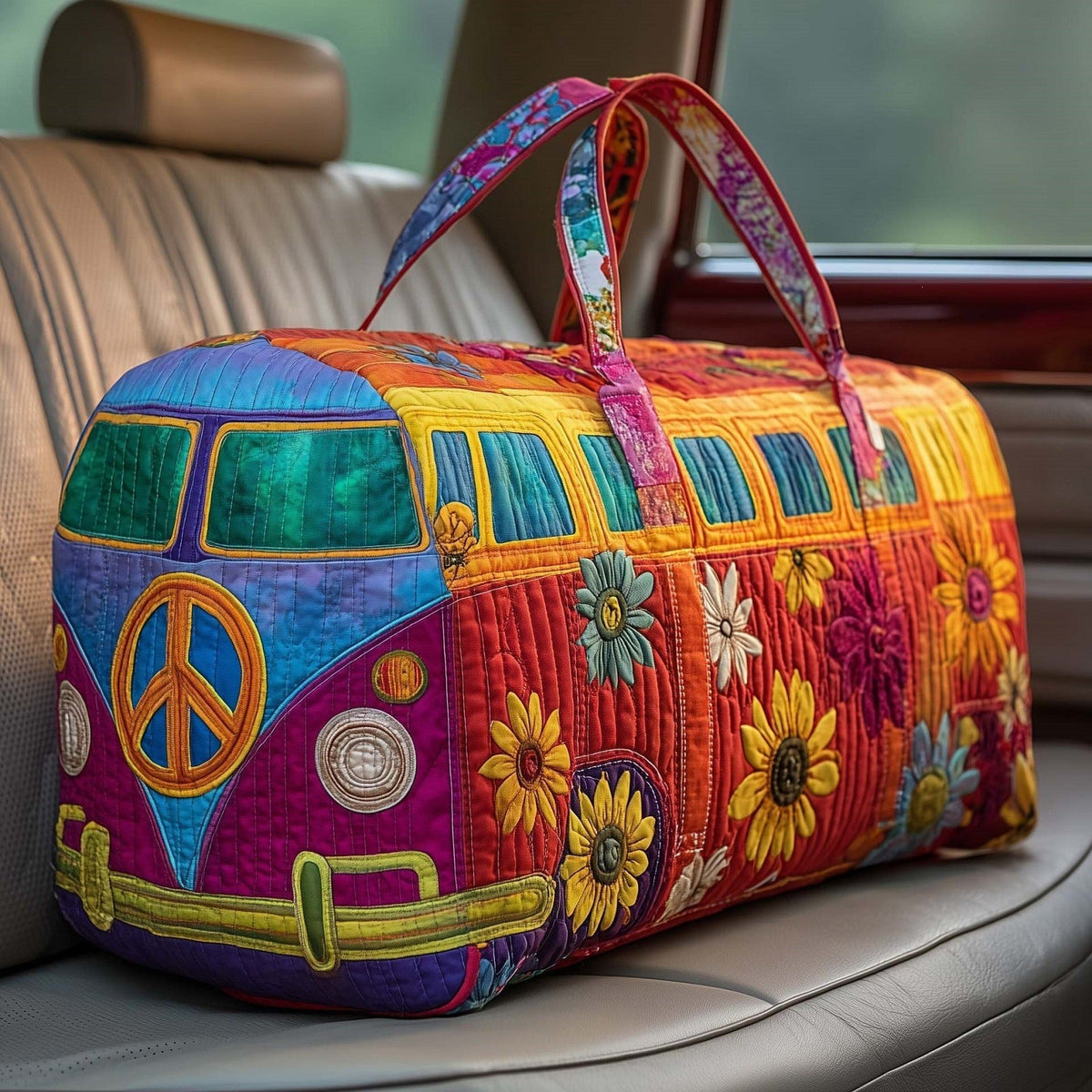 Lumi | Rainbow Quilted Weekend Bag