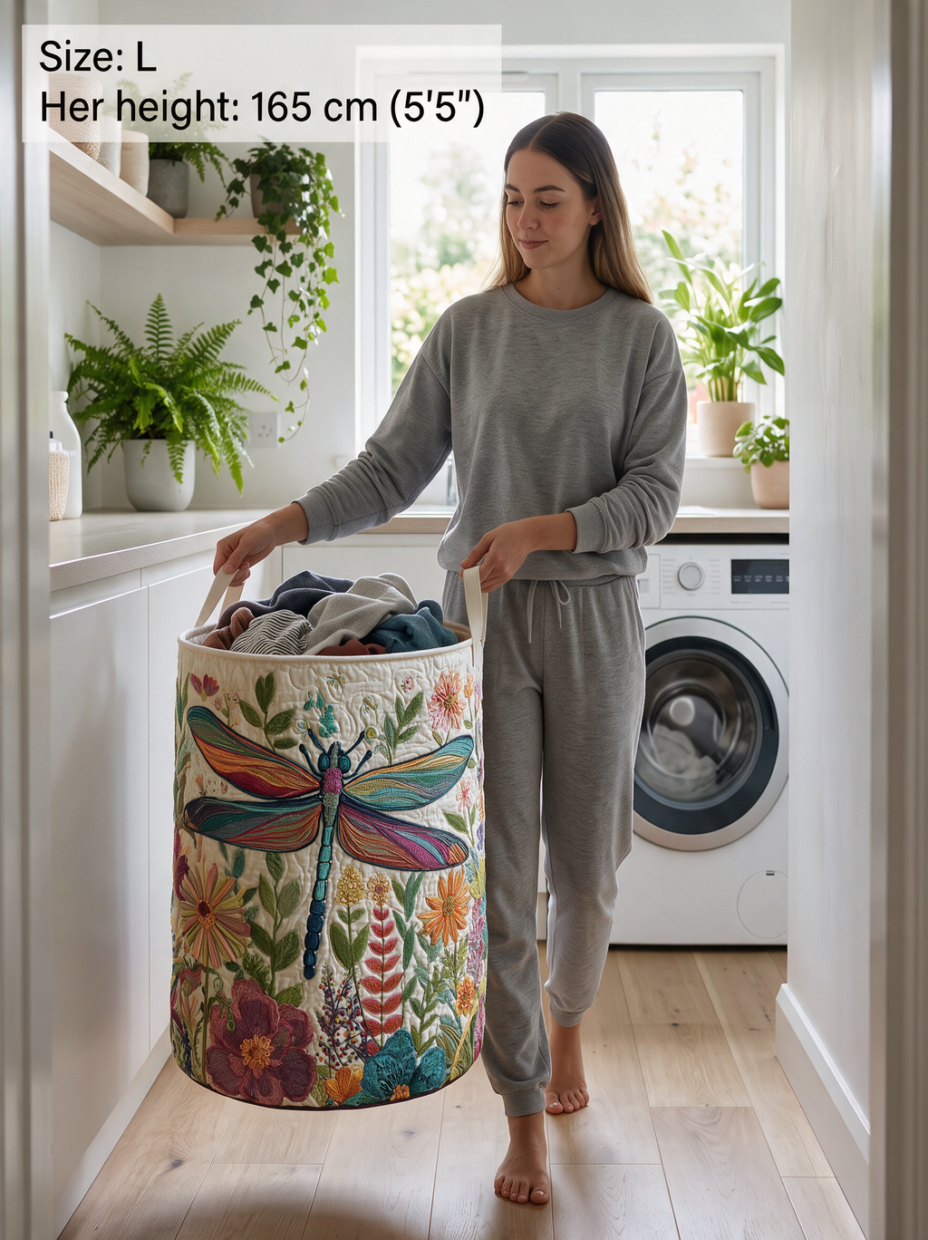 Romy | Dragonfly Garden Laundry Basket - photo 3