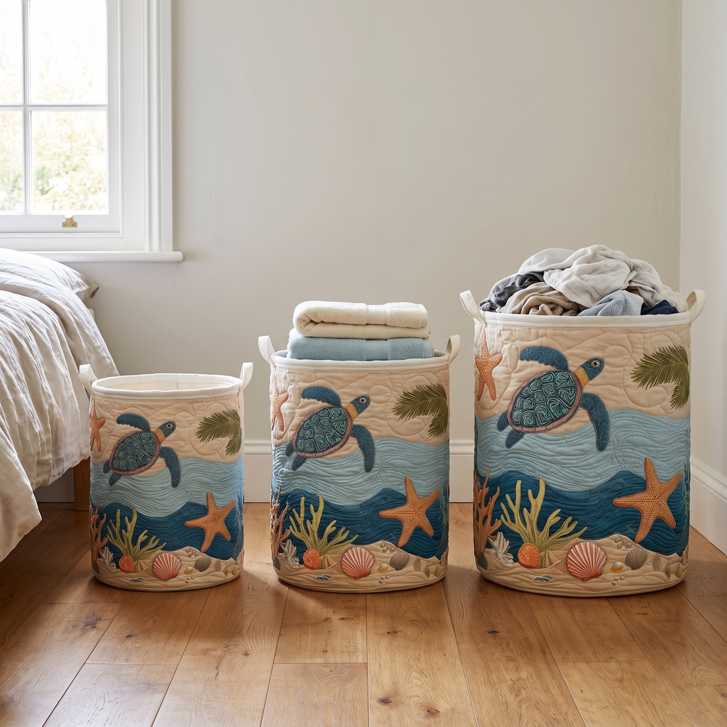 Wisteria | Coastal Harmony Laundry Basket - photo 2