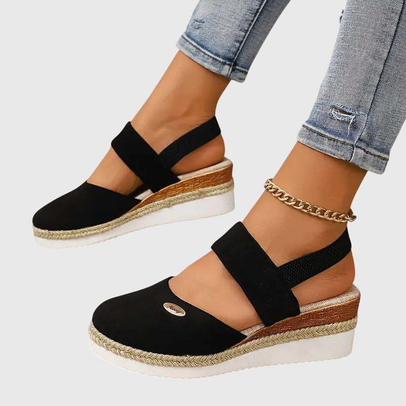 Freya cushioned wide-base sandals