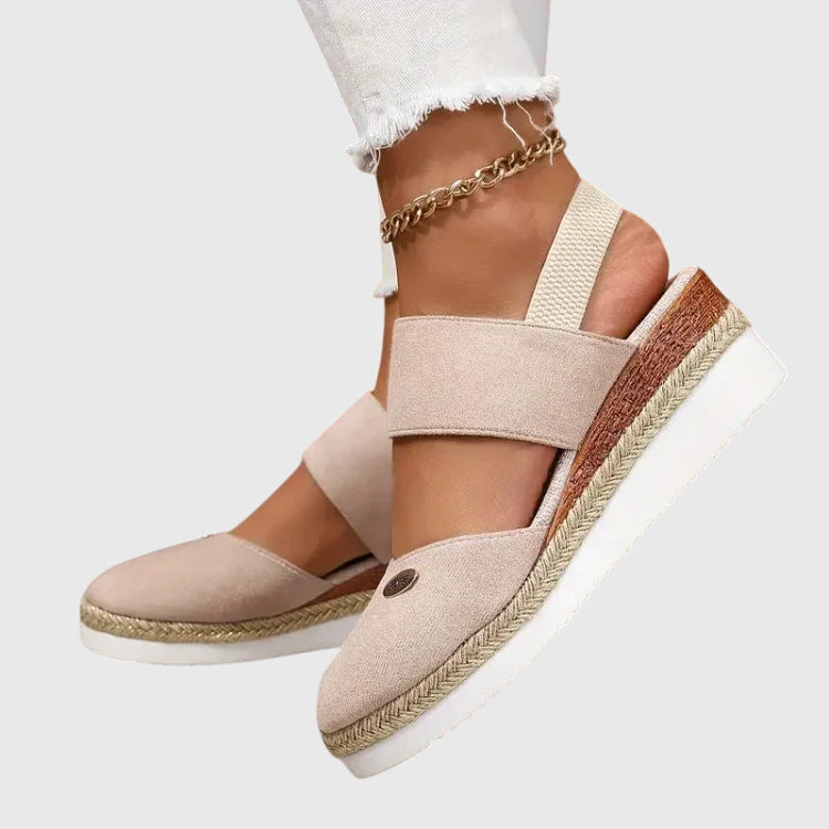 Freya cushioned wide-base sandals