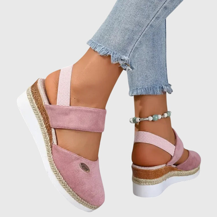 Freya cushioned wide-base sandals