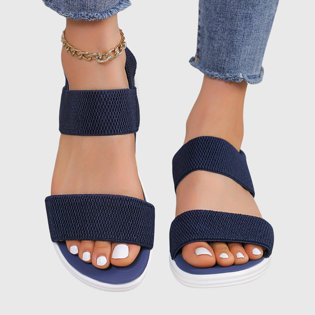 Greta stretch strap sandals