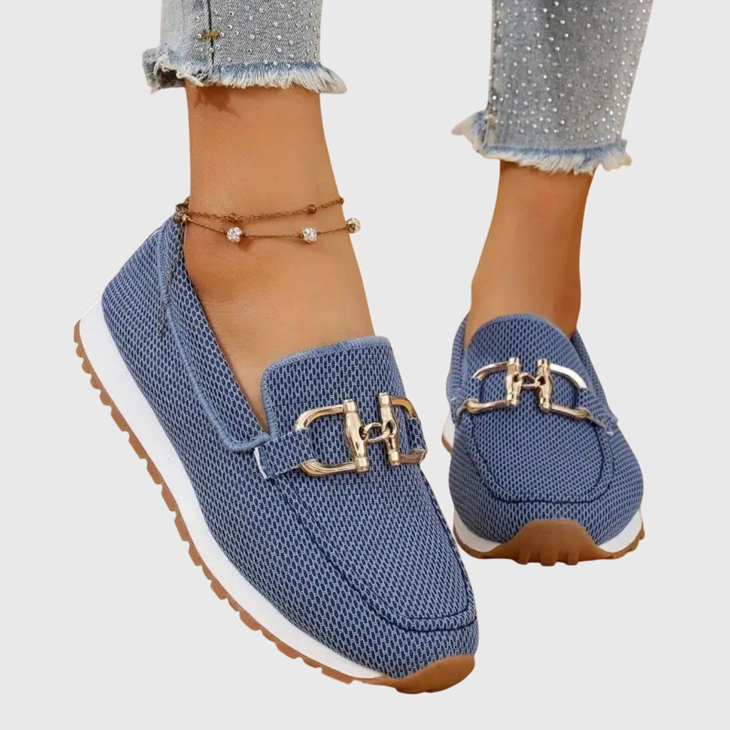Maud horsebit comfort loafers in blue