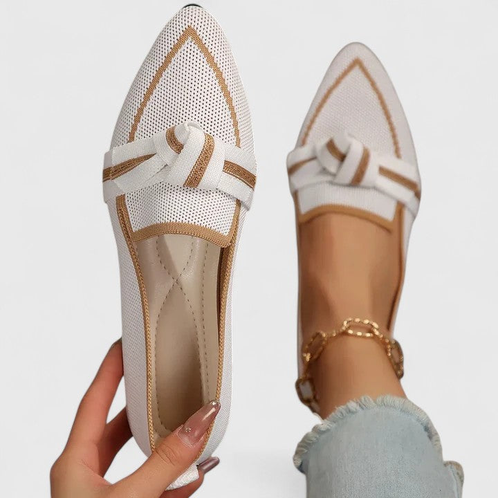 Nell everyday slip-on loafers in white