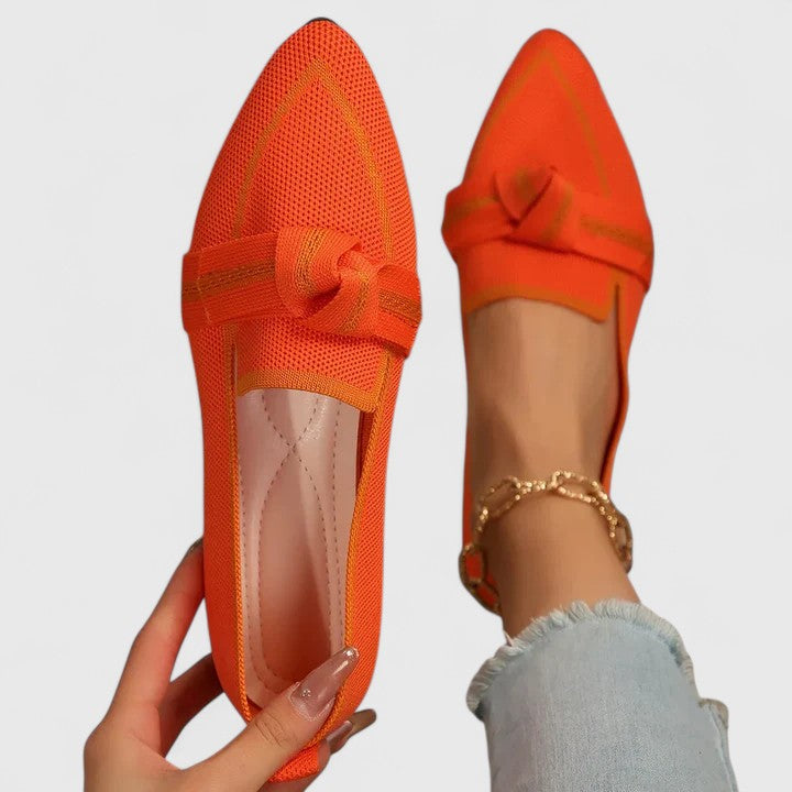Nell everyday slip-on loafers in orange