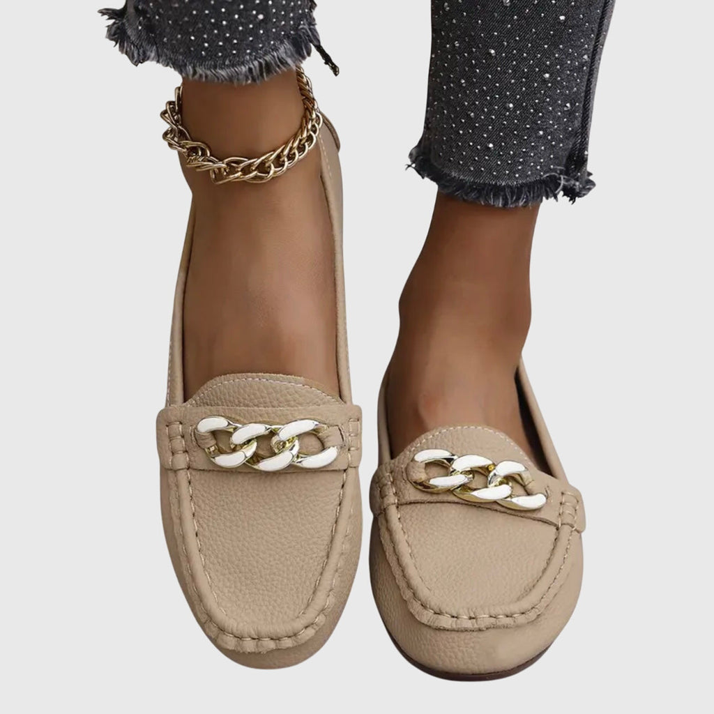 Pippa chain detail loafers