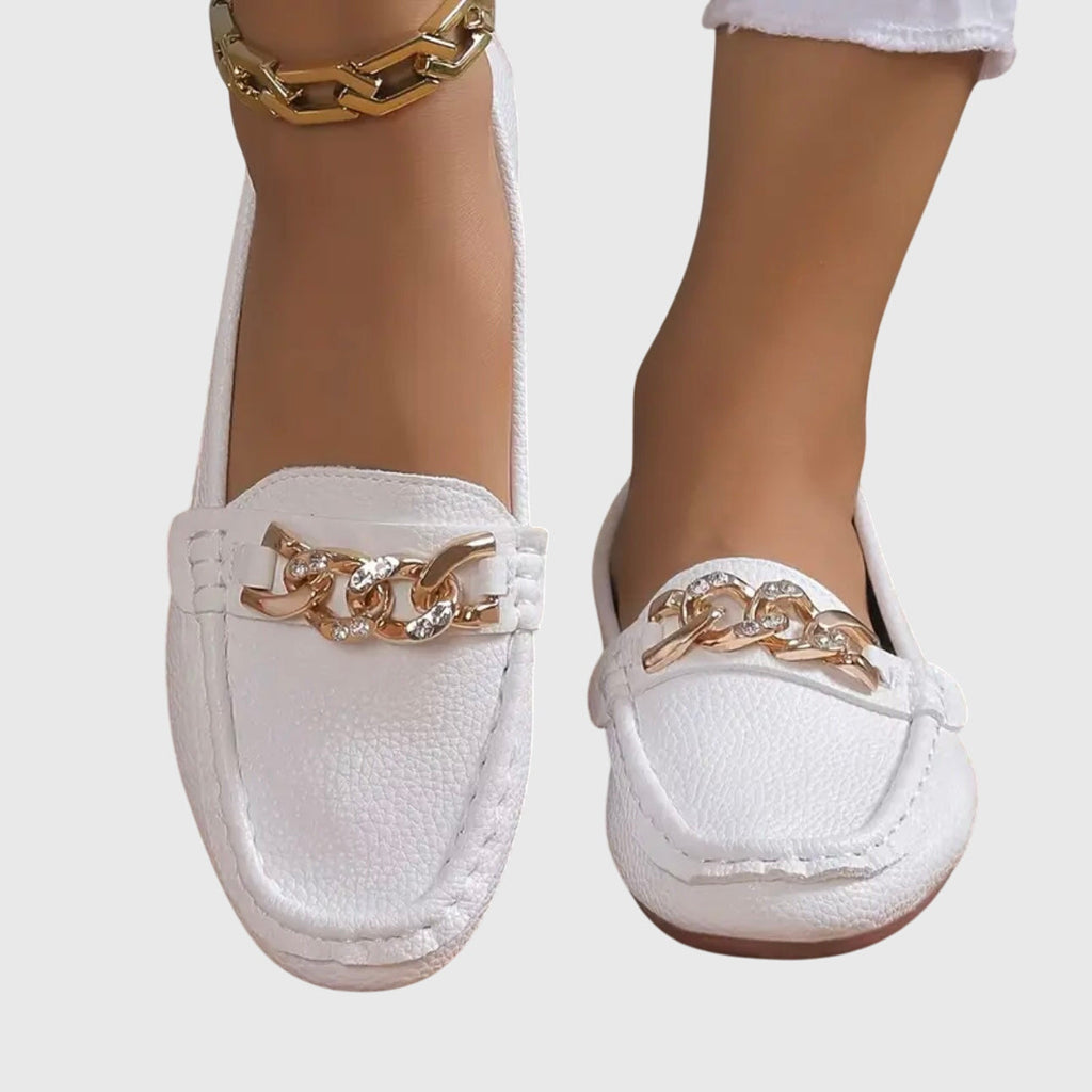 Pippa chain detail loafers