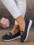 Rosa wide-fit non-slip loafers in black