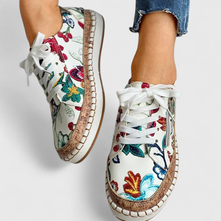 Tilly printed slip-on shoes