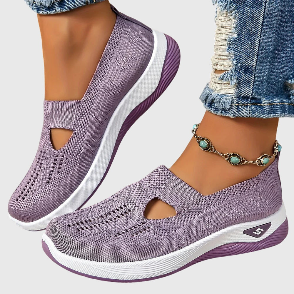 Vera breathable slip-on shoes in lilac