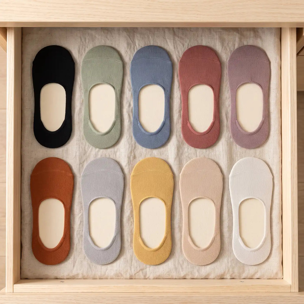 No-Show Grip Socks · 10-pack